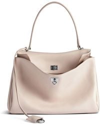 Balenciaga - Rodeo Medium Leather Top Handle Bag - Lyst
