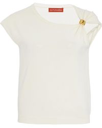 Altuzarra - Rinaldi Gathered Jersey Top - Lyst