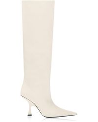 The Attico - Ester Leather Knee Boots - Lyst