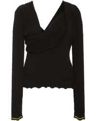 Bottega Veneta - Square-neck Boucle Shirt - Lyst