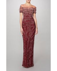 Pamella Roland Ombre Signature Sequin Gown Save 29% Womens Clothing Dresses Formal dresses and evening gowns 