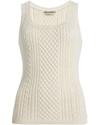 JW Anderson - Cable-Knit Tank Top - Lyst