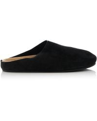 The Row - Hugo Suede Mules - Lyst