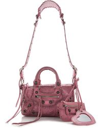 Balenciaga - Le Cagole Leather Mini Duffle Bag - Lyst
