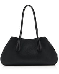 The Row - Alger Leather Shoulder Bag - Lyst