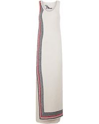 Rabanne - Detailed Cotton-Blend Maxi Dress - Lyst