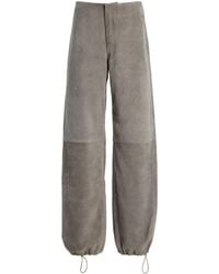 Still Here - Sport Suede Mid-Rise Wide-Leg Jeans - Lyst