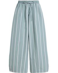 YAITTE - Exclusive Riviera Soller Striped Cotton Pants - Lyst