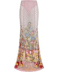 La Fuori - Aurora Rose Quartz Twilight Blossom Skirt - Lyst