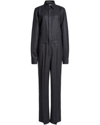 Victoria Beckham - Tailored Wool Jumpsuit - Lyst