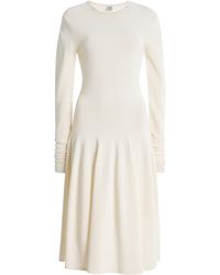 TOTEME - Sculpted Knit Mini Dress - Lyst
