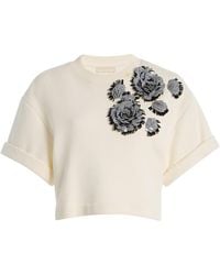 Ulla Johnson - Cove Embroidered Cotton Top - Lyst