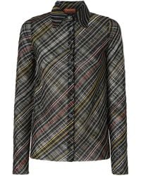 Missoni - Double Knit Long Sleeve Shirt - Lyst