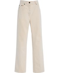 The Row - Fargo Rigid High-Rise Straight-Leg Jeans - Lyst