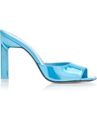 the attico blue heels