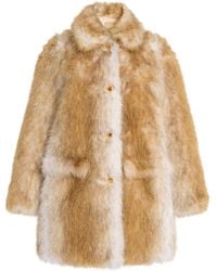 Prada - Aspen Faux Fur Coat - Lyst
