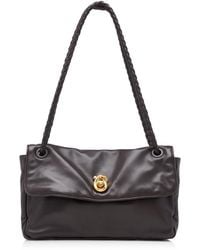 Bottega Veneta - Knot Lock Leather Shoulder Bag - Lyst