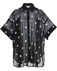 ELCE - Elle Embroidered Chiffon Shirt - Lyst