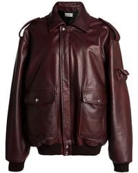 Coperni - Oversized Leather Jacket - Lyst
