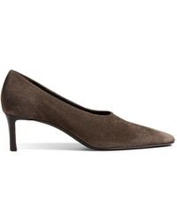 KHAITE - Cecilia Suede Pumps - Lyst