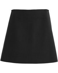 Birrot - Exclusive Lay3 Crepe Mini Skirt - Lyst