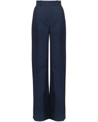 Martin Grant - Wide Leg Wool Pants - Lyst