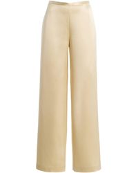 The Row - Ardyn Silk Satin Pants - Lyst