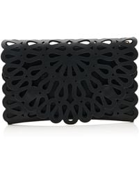 Jonathan Simkhai - Mccall Laser-Cut Leather Clutch - Lyst