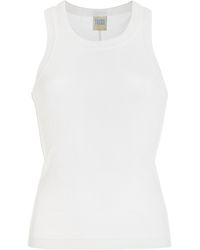 Flore Flore - Hannah Cotton Tank Top - Lyst