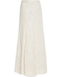 Gabriela Hearst - Floris Beaded Knit Silk Maxi Skirt - Lyst
