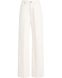 RÙADH - The Quinn Selvedge High-Rise Straight-Leg Jeans - Lyst