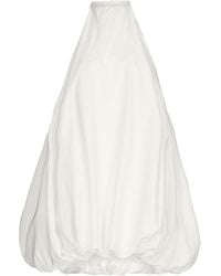 Alaïa - Balloon Cotton-Poplin Mini Dress - Lyst