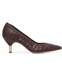 Gabriela Hearst - Andres Woven Leather Pumps - Lyst