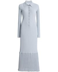Proenza Schouler - Luiza Ribbed-Knit Midi Dress - Lyst