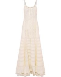 LoveShackFancy - Calyx Lace Cotton Maxi Dress - Lyst