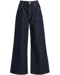 FRAME - The Swing Rigid Mid-Rise Wide-Leg Jeans - Lyst