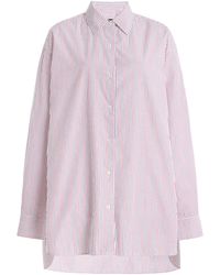 Nili Lotan - Yorke Oversized Cotton Shirt - Lyst