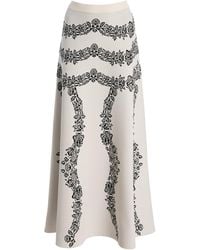 Ulla Johnson - Valencia Jacquard-Knit Maxi Skirt - Lyst