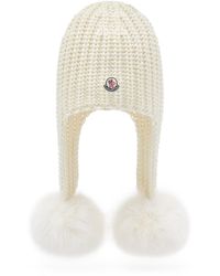 Moncler - Pom-detailed Knit Hat - Lyst