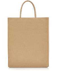 Bottega Veneta - Small Paper Leather Shopping Bag - Lyst