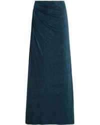 Significant Other - Exclusive Priya Draped Jersey Maxi Skirt - Lyst