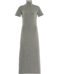 Ralph Lauren - Knit Cashmere-blend Midi Dress - Lyst