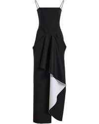 Givenchy - Wool-Mohair Midi Wrap Dress - Lyst