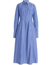 Brandon Maxwell - The Sammy Pima Cotton Midi Shirt Dress - Lyst