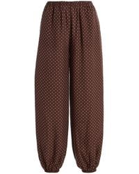 Posse - Evie Polka-Dot Woven Pants - Lyst