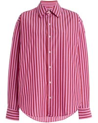 Comme Si - La Classica Striped Cotton-Poplin Shirt - Lyst