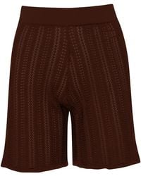 Baobab - Corsica Mid-Rise Knit Shorts - Lyst