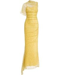 De La Vali - Exclusive Lucho Lace Maxi Dress - Lyst