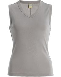 Flore Flore - Jill Cotton Tank Top - Lyst