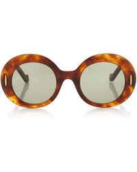 Loewe - Anagram Oversized Round-frame Acetate Sunglasses - Lyst